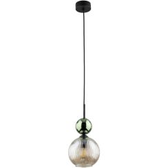 TK Lighting Sophia Green Cognac lampe suspendue 1x10 W vert-marron 11145