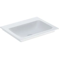 Geberit One lavabo 75x55 cm rectangulaire de meuble blanc brillant 505.011.01.2