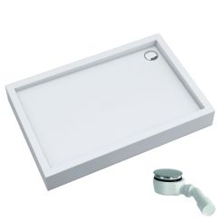 Schedline Favory Plus receveur de douche rectangulaire 120x80 cm blanc 3ST.F1P-80120