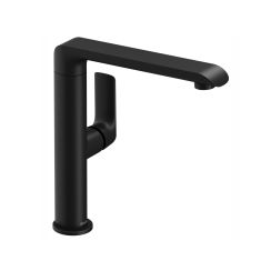 Ravak Flat mitigeur de lavabo sur pied noir X070174