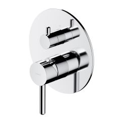 Omnires Y mitigeur bain-douche encastrée chrome Y1248ROCR