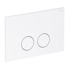 Omnires Minimal bouton de chasse d'eau pour WC blanc MPS1WM
