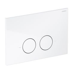 Omnires Minimal bouton de chasse d'eau pour WC blanc MPS1BP