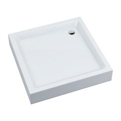 Omnires Invest Project receveur de douche carré 80x80 cm blanc INVESTPROJECT80KBP