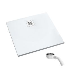 Schedpol Kalait Smooth White receveur de douche carré 80x80 cm blanc 3.3200-M2