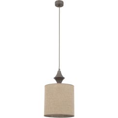 TK Lighting Amura lampe suspendue 1x15 W marron 11438