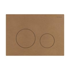 Oltens Lule SteelCore bouton de chasse d'eau pour WC cuivre brossé 57001610