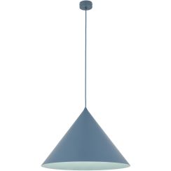 TK Lighting Cono lampe suspendue 1x15 W bleu 11416