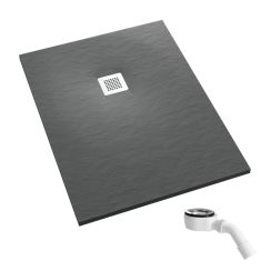 Schedpol Kalait Grey Stone receveur de douche rectangulaire 120x80 cm gris 3.3108/S/ST-M2