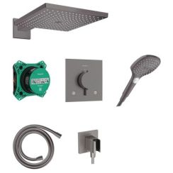 Hansgrohe Raindance E ensemble de douche encastré avec thermostat oui noir 24623340