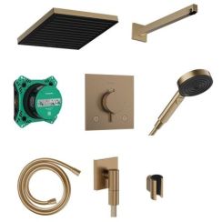 Hansgrohe Pulsify E ensemble de douche encastré avec thermostat oui || 24625140