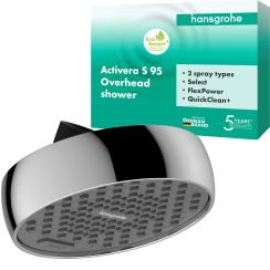 Hansgrohe Activera Select S douche à effet de pluie 9.5x9.5 cm ronde chrome 28062000