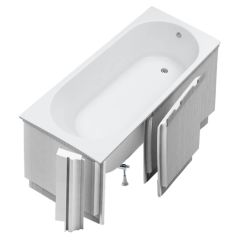 Schedpol Tara SET baignoire avec habillage 180x80 cm blanc 3.588/OULED/S