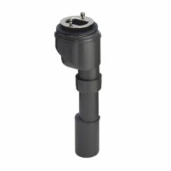 Schedpol siphon pour évacuation linéaire cm noir 9.111