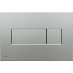 Alca bouton de chasse d'eau pour WC chrome mat M372