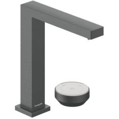 Hansgrohe Tecturis E mitigeur de lavabo sur pied noir 73053340