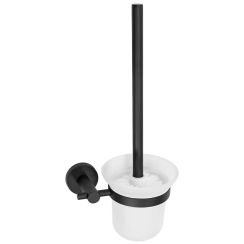 Rea Leo brosse wc à visser noir REA-77103