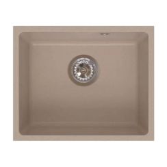 Ferro Stampo évier en granit 46x38 cm beige DRGS1-U/38/46SA