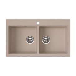 Ferro Stampo évier en granit 860x50 cm beige DRGS2/50/86SA