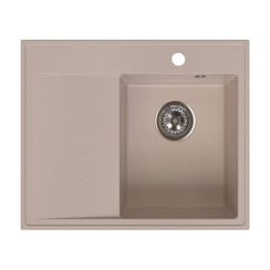 Ferro Stampo évier en granit 60x50 cm beige DRGS-R/50/60SA