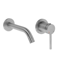 Rea Clif mitigeur de lavabo murale nickel REA-B5840