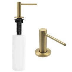 Rea Dex distributeur de savon 300 ml doré REA-08002