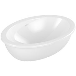 Villeroy & Boch Loop & Friends lavabo 56x38 cm ovale sous plan blanc brillant 4A550101