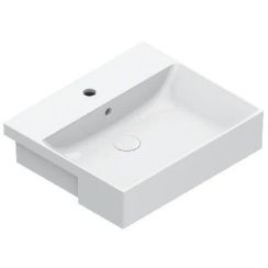 Catalano Zero lavabo 55x47 cm rectangulaire encastrée blanc brillant 0126551001