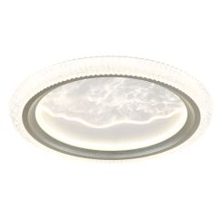 Globo Lighting Odessa plafonnier 1x28 W transparent-gris 48494-28