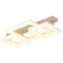 Globo Lighting Zara plafonnier 3x40 W blanc-sable 48047D2