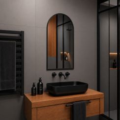 Baltica Design Aluma miroir 50x70 cm noir 5904107933634