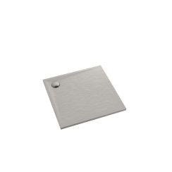 Schedpol Etrusco Cement Stone receveur de douche carré 80x80 cm ciment 3.460/CT/ST