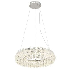 Globo Lighting Diann lampe suspendue x50 W chrome-transparent 64140H