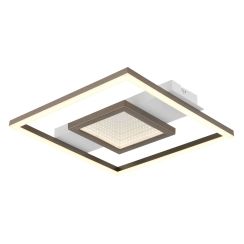 Globo Lighting Pikara plafonnier 2x18 W blanc-marron 67324-24C