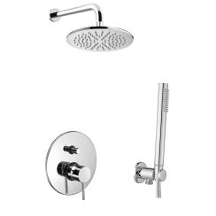 Paffoni Doccia ensemble de douche encastré oui chrome KITLIG015