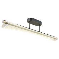 Globo Lighting Malinda plafonnier 1x28 W transparent-anthracite 68256D