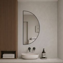 Baltica Design Aluma miroir 40x80 cm noir 5904107933696