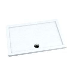 Schedpol Caspar White Stone receveur de douche rectangulaire 120x90 cm blanc 3.267/B/ST