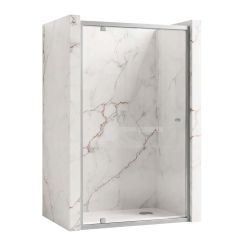 Rea Primo Swing porte de douche 90 cm à ouverture basculante chrome brillant/verre transparent REA-K5056