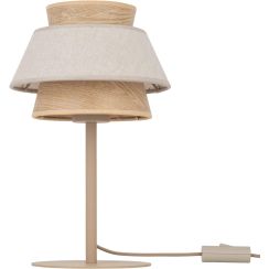 TK Lighting Kalum lampe de table 1x15 W beige 16222