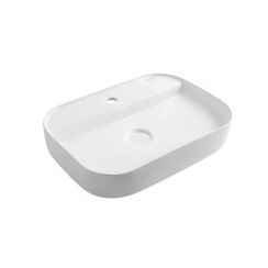 Oltens Dal lavabo 52x41 cm rectangulaire à poser blanc brillant 40337000