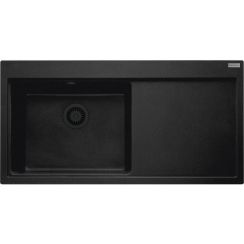 Franke Mythos évier en granit 100x51.5 cm gris/graphite/onyx 114.0743.113