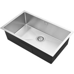 Ruvetti Stelio évier en acier inoxydable 74x44 cm acier 5001S_BS80_P