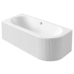 Rea Orion baignoire d’angle 169.5x75 cm blanc REA-W0073