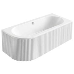 Rea Orion baignoire d’angle 169.5x75 cm côté droit blanc REA-W0076