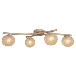 Emibig Opus plafonnier 4x10 W beige 1783/4