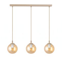 Emibig Cosmo lampe suspendue 3x10 W beige 1791/3