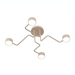 Emibig Kurage plafonnier 4x10 W beige 1809/4