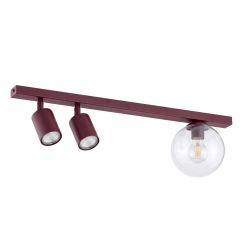 Emibig Baster plafonnier 3x10 W bordeaux 1817/3