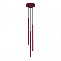 Sollux Lighting Pastelo lampe suspendue 3x8 W bordeaux SL.2123